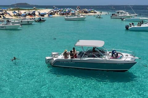 Power Catamaran All Included Island Trips