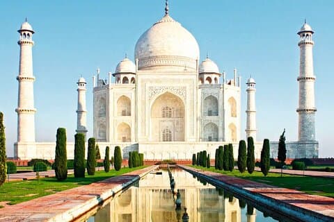 De Delhi: excursão ao nascer do sol no Taj Mahal com preservação de elefantes