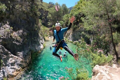 Rio Verde Canyoning från Nerja
