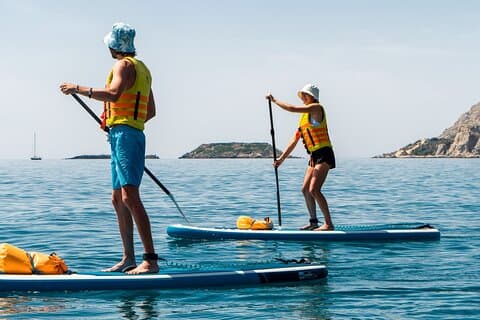 Stand-Up Paddleboarding (SUP) Discovery in Stegna Bay, Rhodes