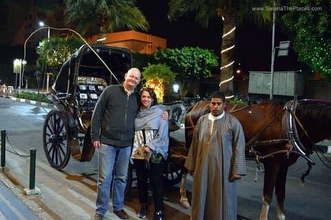 Luxor by Night Privat rundtur med häst och vagn och gratis promenader