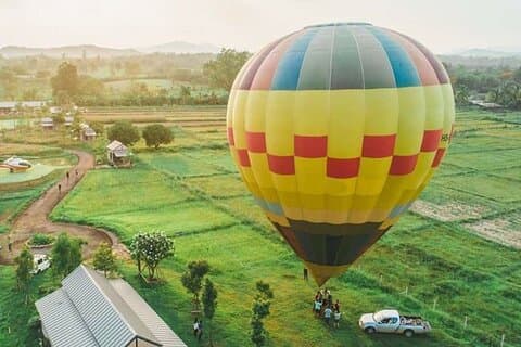 Experiência de voo em balão de ar quente de Chiang Mai