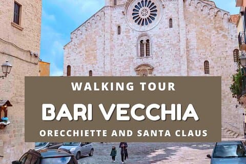 Walking tour Bari in small group