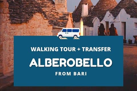 Fra Bari: Polignano en hoppe & Alberobello halvdagstur