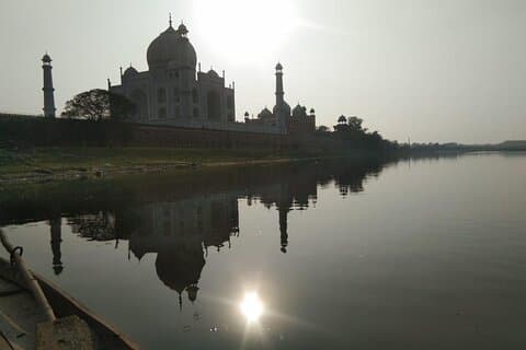 Private ganztägige Taj Mahal Agra Tour von Delhi