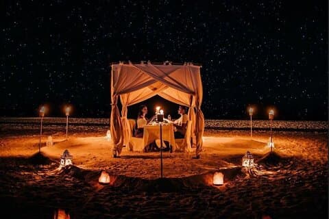 Romantic and gourmet dinner in Zanzibar
