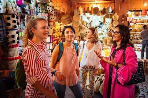 Private Einkaufstour durch die Souks und Galerien von Marrakesch