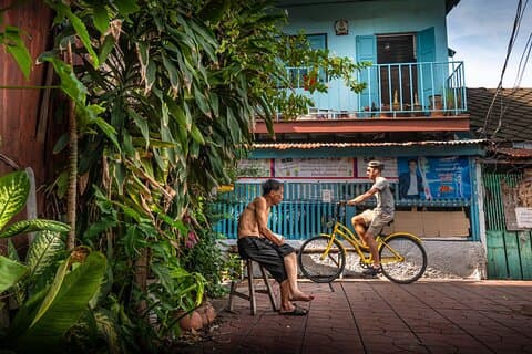 Ervaar het echte Bangkok per fiets