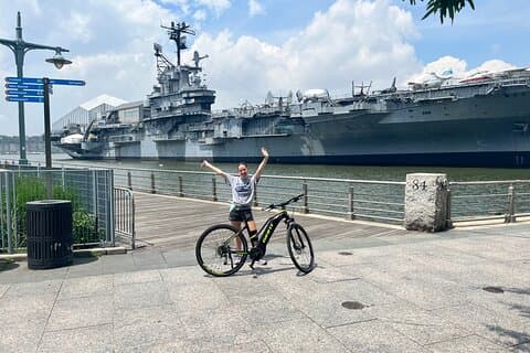 Fietsverhuur in Hudson River Park