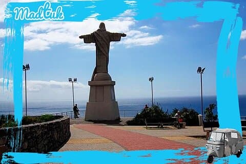 Madeira Garajau Christ King and Funchal Tuk Tuk Tour by MadTuk