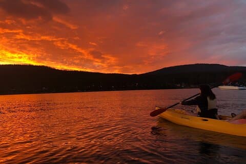 Tour in kayak al tramonto a Tahoe City