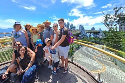 Golden Hand Bridge og Ba Na Hills tur fra Hoi An / Da Nang