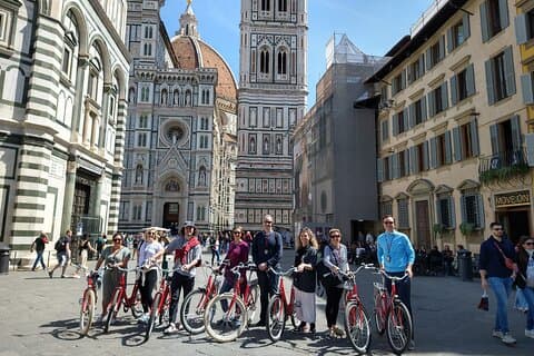 Höjdpunkterna i Florens Bike Tour (uppgradering av e-cykel finns)