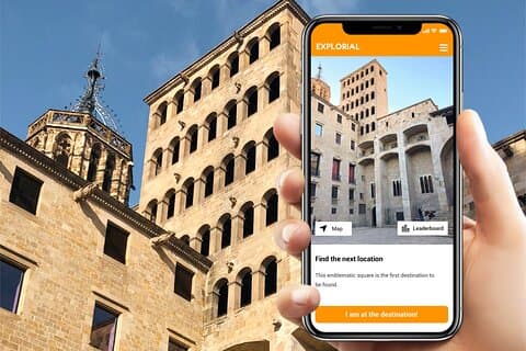 Chasse au trésor dans le quartier gothique de Barcelone et visite à pied des points forts de la ville