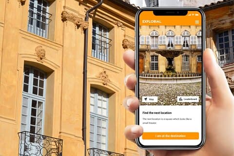 Tour autoguidato con caccia al tesoro e attrazioni di Aix-en-Provence