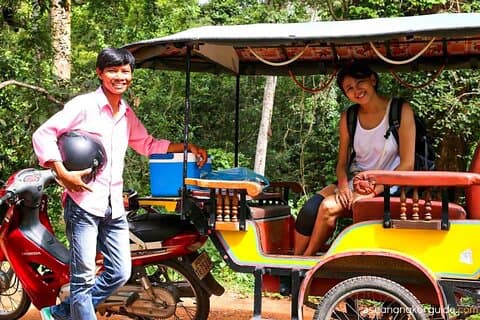 Angkor Wat Sunrise Private Tour via Tuk Tuk from Siem Reap