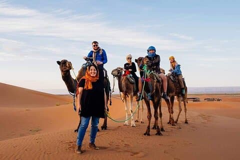 Sahara Désert 3 Days 2 Nights include transport tent lunch and B&B camel Ride