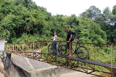 Sunset or sunrise bicycle tour around Angkor Wat and nearby temples
