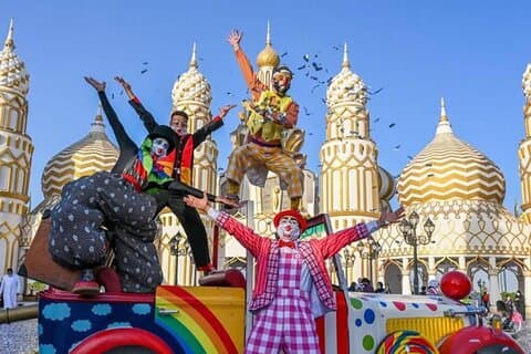 Miracle Garden et Global Village Dubai Tour avec transferts depuis Abu Dhabi