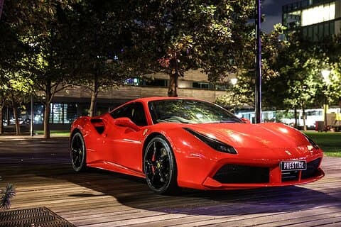 Ferrari 488 GTB Luxury Car Hire Melbourne Supercar Rental