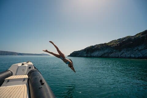 Exclusive cruise experience in Santorini