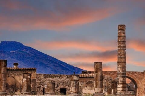 Pompeii og Vesuvius heldags privat tur fra Sorrento