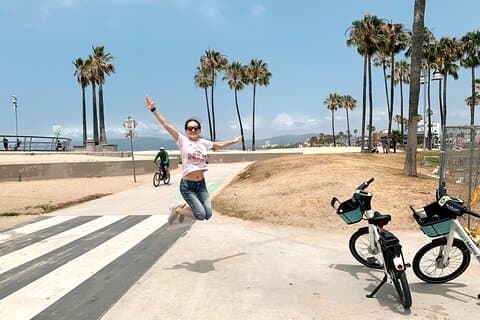 Excursion à vélo à Beverly Hills, Santa Monica et Venise