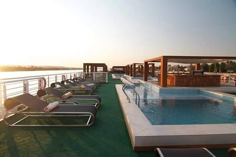 4-dages Nile krydstogtstur fra Aswan til Luxor og luftballon på M/S Le fayan