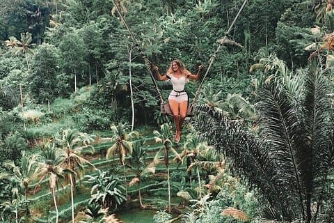 Tour naar Bali Jungle Swing en bezienswaardigheden van Ubud