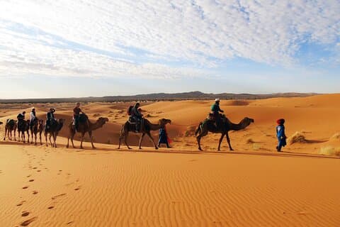 3-dages Sahara-guidet tur fra Marrakech til Merzouga-ørkenen