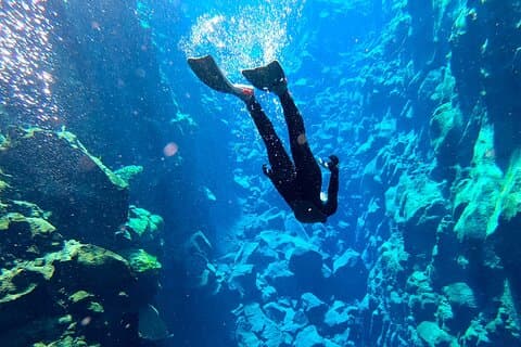 Snorkeling em Silfra & Fly Over Iceland Virtual Experience - Self-drive