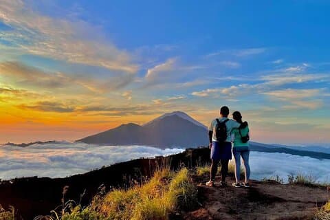Batur Hike : Mount batur Sunrise Hike & Natural Hotspring