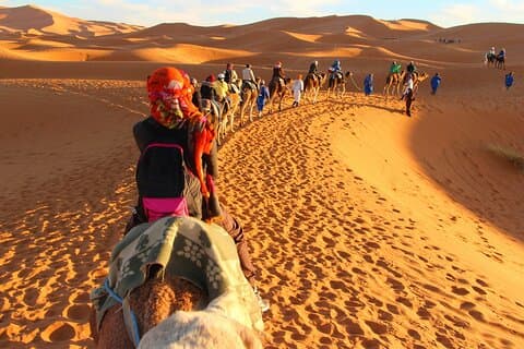 Desert Trip:Fès-Merzouga(1 Night)-Ouarzazat(1 Night)-Marrakech