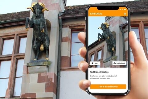 Visite autoguidée de la chasse au trésor et des sites touristiques de Schaffhouse