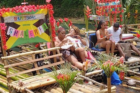 Great River Bamboo Rafting og kalkstein fotmassasjetur fra Montego Bay
