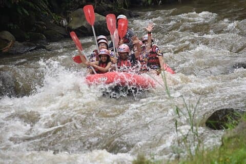 Ubud-Rafting (ohne Transport und inklusive Mittagessen)