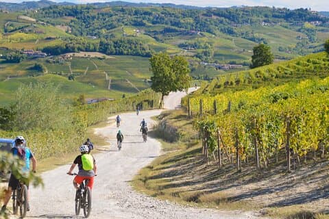 "Langhe del Barolo" Privat E-cykeltur - Asfalt og grusvej
