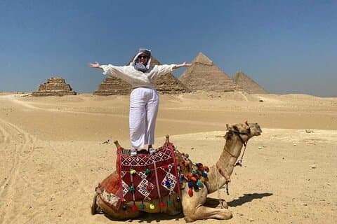 Privat heldagstur med Giza-pyramidernas egyptiska museum och lunch