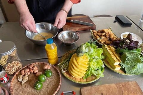 Vietnamese vegetarische kookcursus in Hanoi