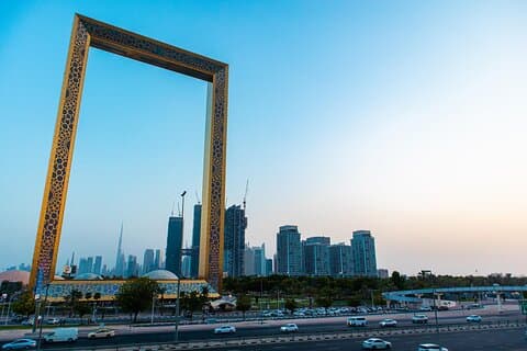 Boleto de entrada al marco de Dubai