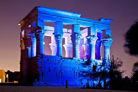Lyd og lys Vis på Philae Temple i Aswan