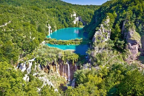 Visite guidée d'une journée du parc national des lacs de Plitvice au départ de Split