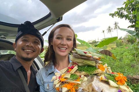 Ubud Waterfall Swing And Spring Temple Private Guided Tour