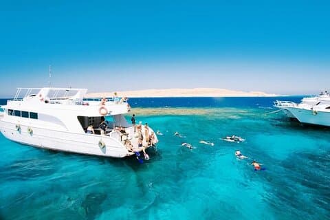 Tiran Island Snorkeltrip per boot vanuit Sharm El Sheikh