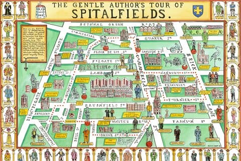 Walking Tour around Spitalfields in the East End of London