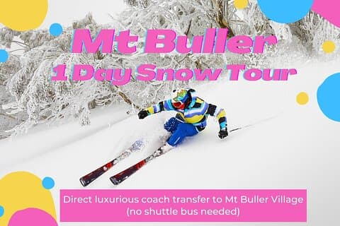 Mt Buller 1 giorno Snow Tour (trasferimento diretto al villaggio di Mt Buller da Melbourne)