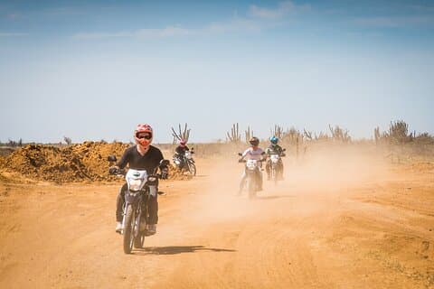 Tour in moto di 5 giorni a Punta Gallinas