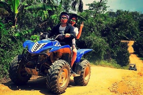 Excursion en quad pour débutants en cascade (conducteur + passager)