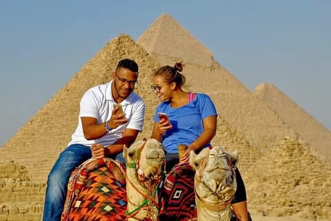 Private Tour to Giza pyramids Sphinx Sakkara and Camel Ridding