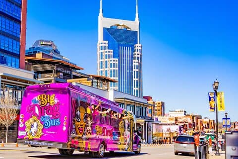 Nashville Party Bus with Drag Queen Hosts & Live Performances